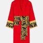 Elegant Luxurious Plush Unisex Bathrobe Ultra-Soft Sash Pockets Long Sleeves