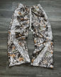 American Letter Patch Retro Double Layer Design Y2K Baggy Sweatpants