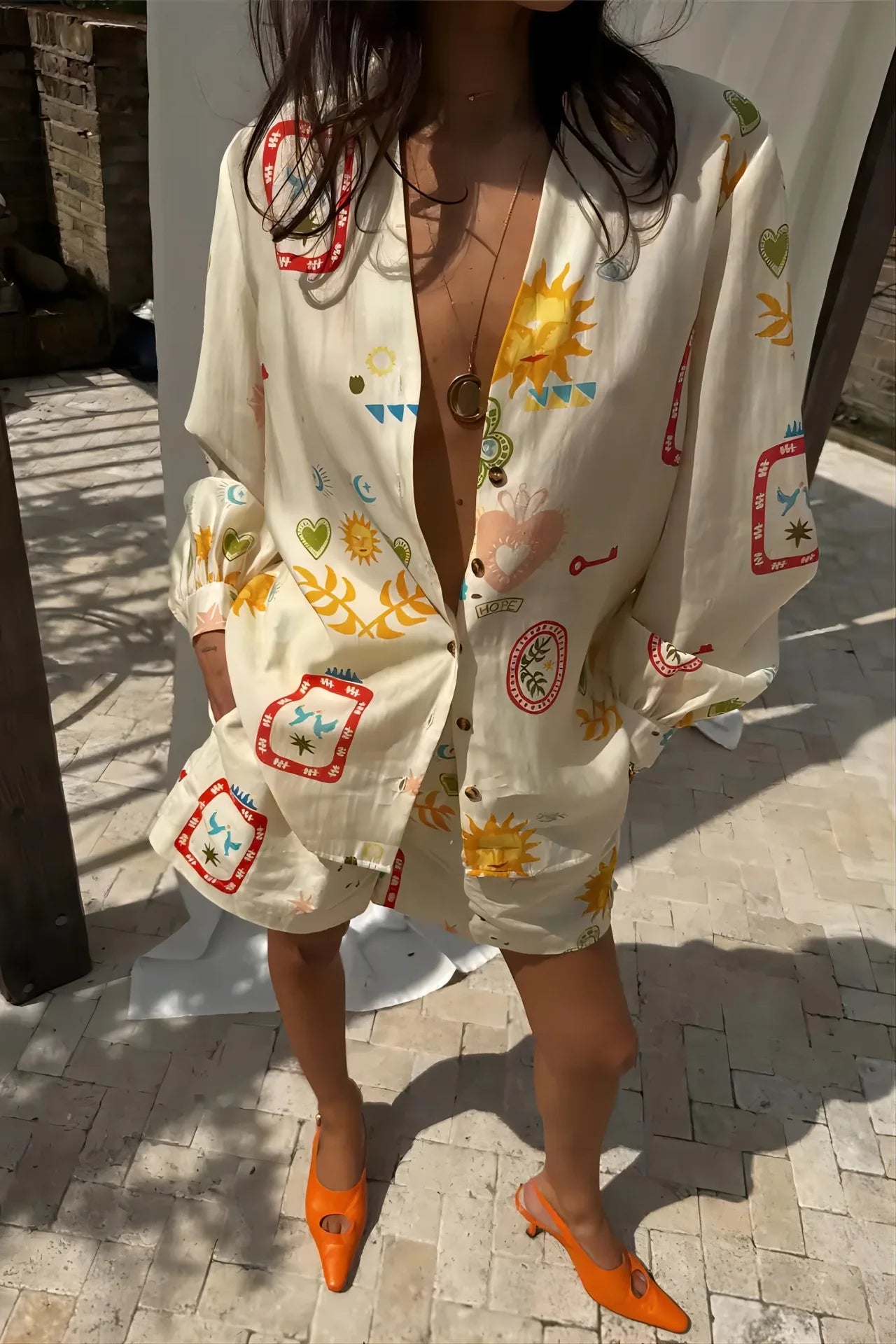 Elegant Floral Two-Piece Set Fashion Casual Holiday Outfits