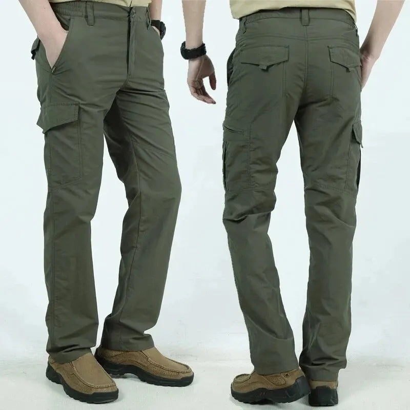 Summer Men's Quick Drying Pants Sports Waterproof 2025