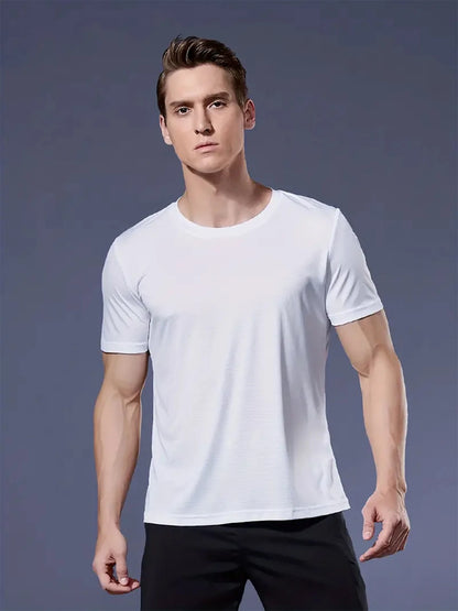 8-Pack Men’s Quick-Dry Tees 8-Color Set