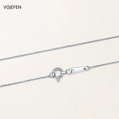New  Pt950 Gold O Chains Necklace Jewelry Platinum Solid Gold Women