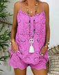 New Two Piece Sets Embroidered Summer Top Shorts for Women 2025