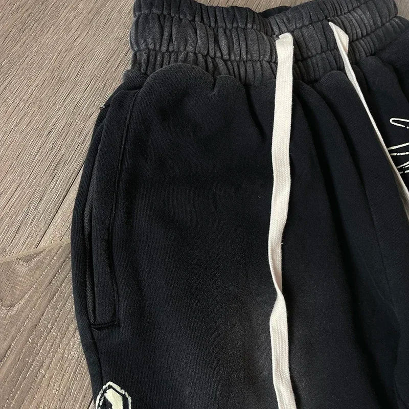 Lost Intricacy Wash Water Pants – Relaxed Fit Distressed Denim Jeans for Men