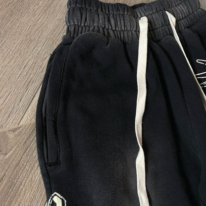 Lost Intricacy Wash Water Pants – Relaxed Fit Distressed Denim Jeans for Men