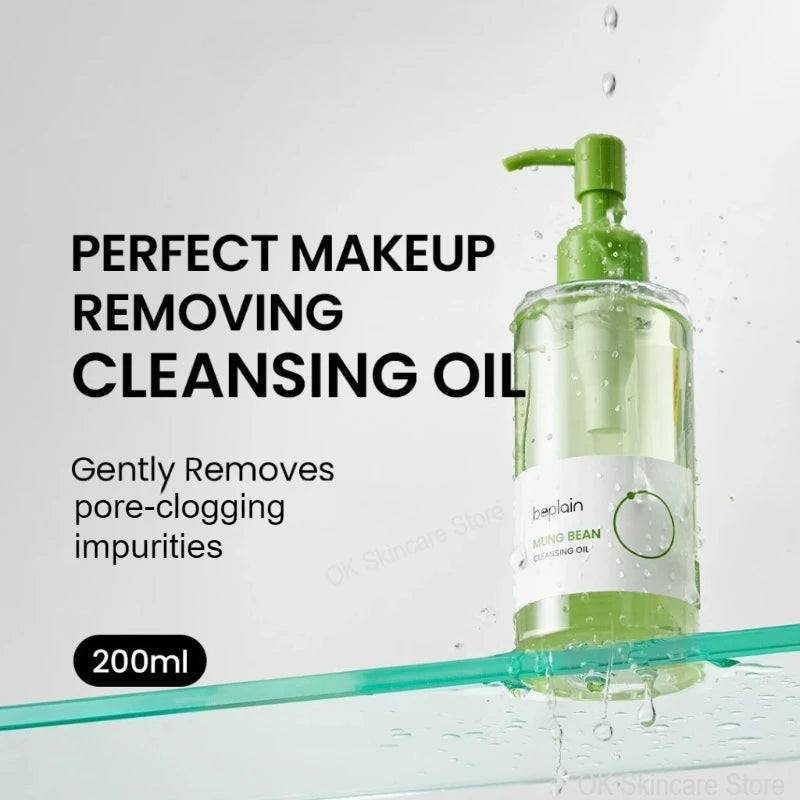 Beplain Korean Skincare Set (4pcs): Cleanser, Serum, Clay Mask & Oil