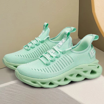 Unisex Men Mesh Breathable Running Women Casual Sneakers Lightweight Sports Family Matching Outdoor Shoes