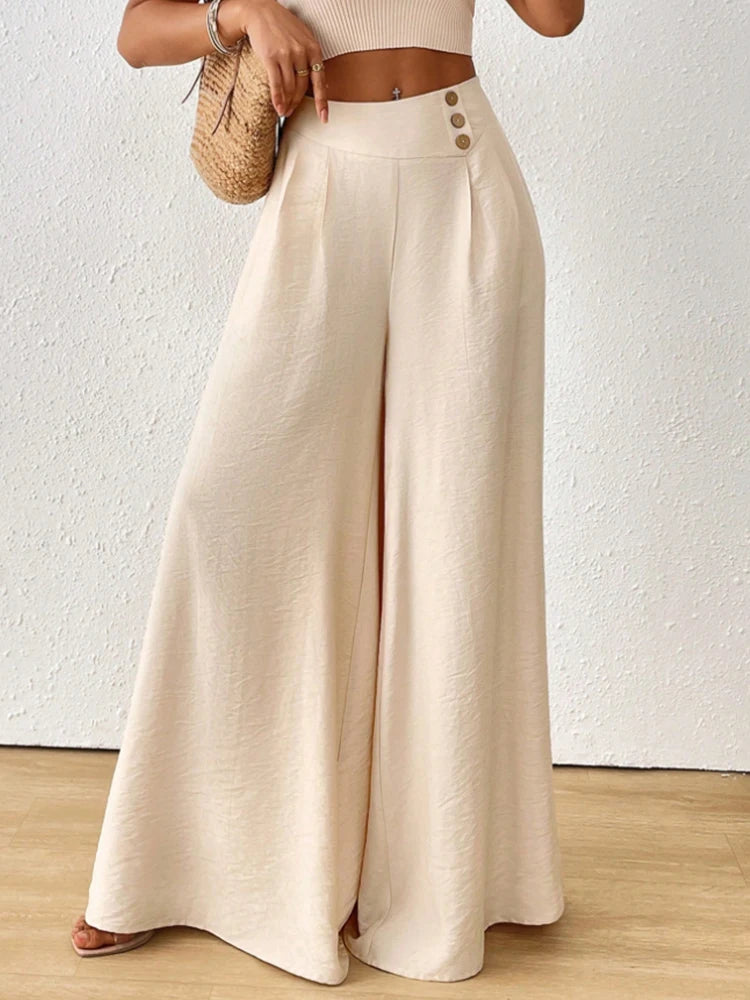 Summer Wide Leg Pants for Women Fashion 2025
