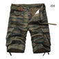 2025 Summer Men Shorts Fashion Plaid Beach Shorts Mens Casual Shorts Military Short Pants Male Bermuda Cargo Overalls No belt