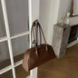 Genuine Leather Women's Bag Lazy Matte Suede Tote