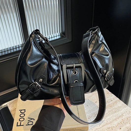Y2K Retro Pleated Hobo Shoulder Bag