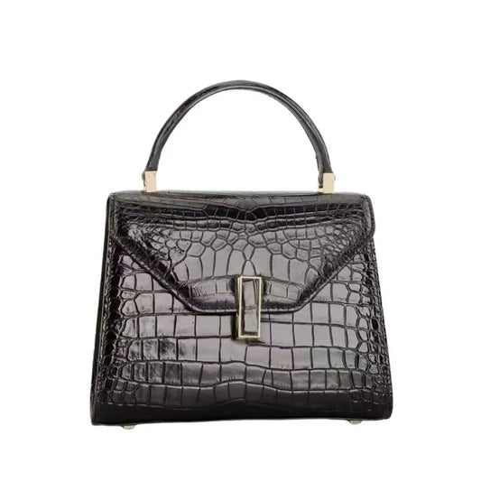2025 100% Genuine Natural Crocodile Skin Women's Handbag