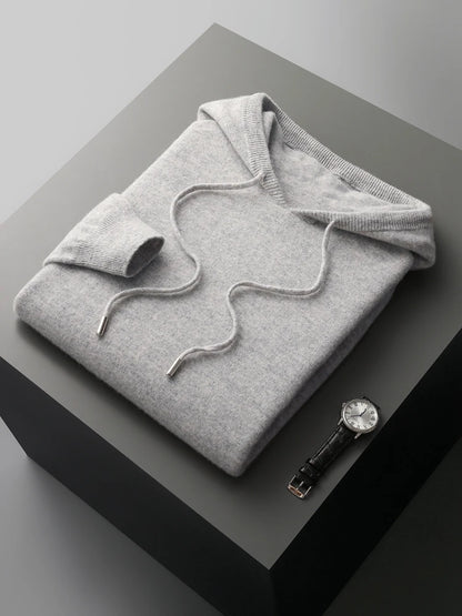 Men’s 100% Merino Wool Two-Piece Knit Set
