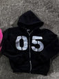 American High Street Fashion Oversized Sweatshirt Hip-Hop Unisex Suit