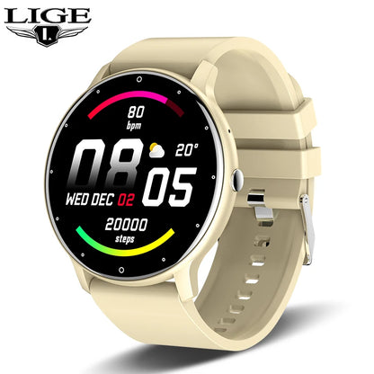Smart Watch Women Men Full Touch Screen Bluetooth 5.2 Call Waterproof Watches Sports Fitness Tracker New