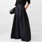 Female Stylish Solid Color Oversize Pants 2025 New Wide Leg Casual Trousers No Belt