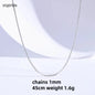 New  Pt950 Gold O Chains Necklace Jewelry Platinum Solid Gold Women