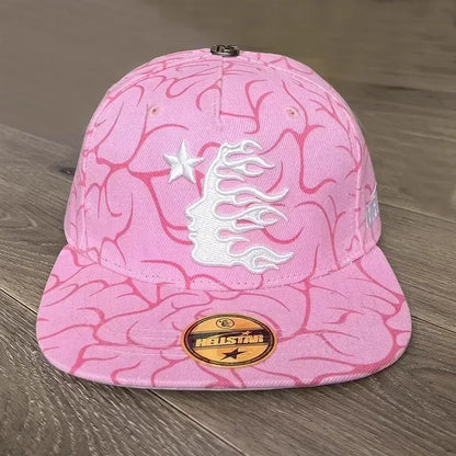 HS Fitted Hat Embroidered Logo Unisex Casual Sports Baseball Cap