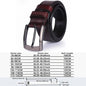 Men's High Quality Genuine Leather Belt Luxury Designer Belts Cowskin Fashion Strap Jeans