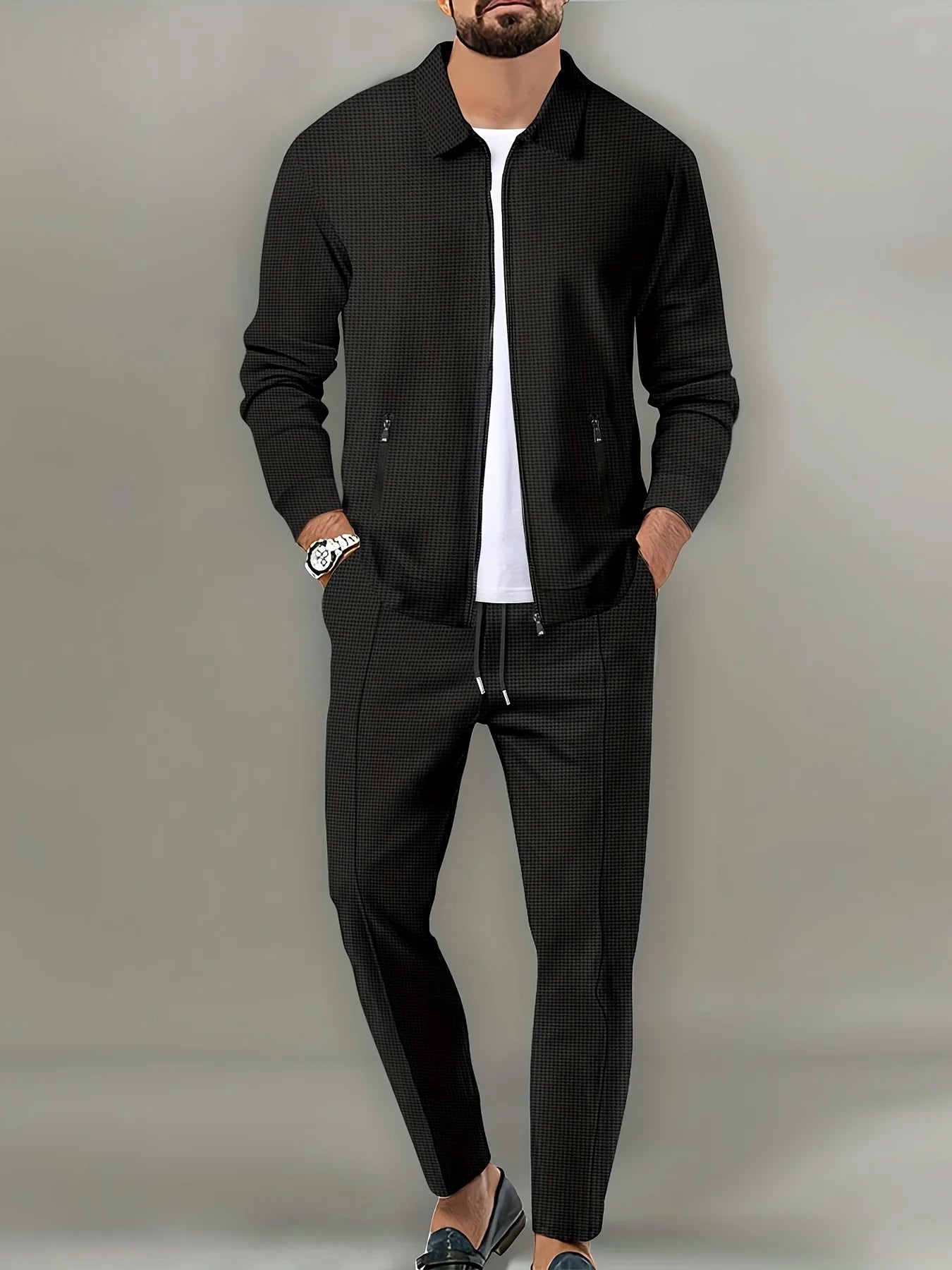 Two-Piece Elegant Sportswear Set