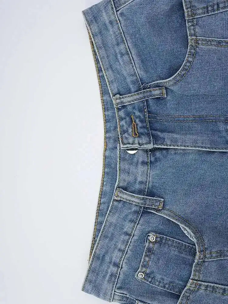 High Waist Vintage Wide-Leg Jeans for 2025