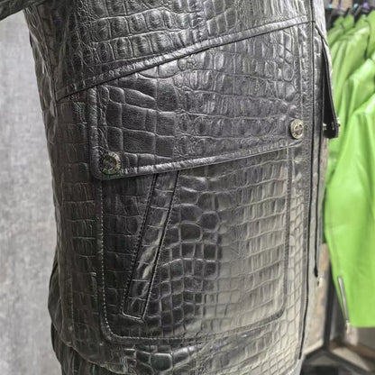2025 New Arrival High Quality Natural Genuine Leather Coat Men's, Cow Leather Jackets