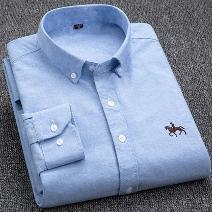 Business Casual Shirt for Men Large size Full 100% Cotton
