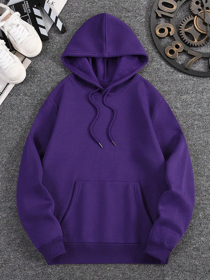 Men's Slogan and Skull Print Hoodie Sweatshirt Unisex