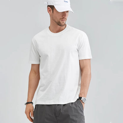 T-Shirts Men Tee Shirts Male Under Wear Autumn Cotton Basic Tshirts Plus Size 4XL 5XL Daily Man Clothing Casual Tops