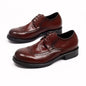 Brogue Shoes Men Vintage Handmade  Genuine Leather Dress Shoes New
