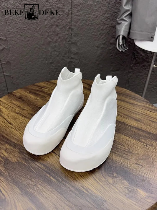 Men's Spring Fashion Outside Walking Shoes Breathable Comfortable Casual Fabric Shoes