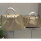 Embroidered Beach Bag High Quality Woven Fashion Large Capacity Tote Bag 2025