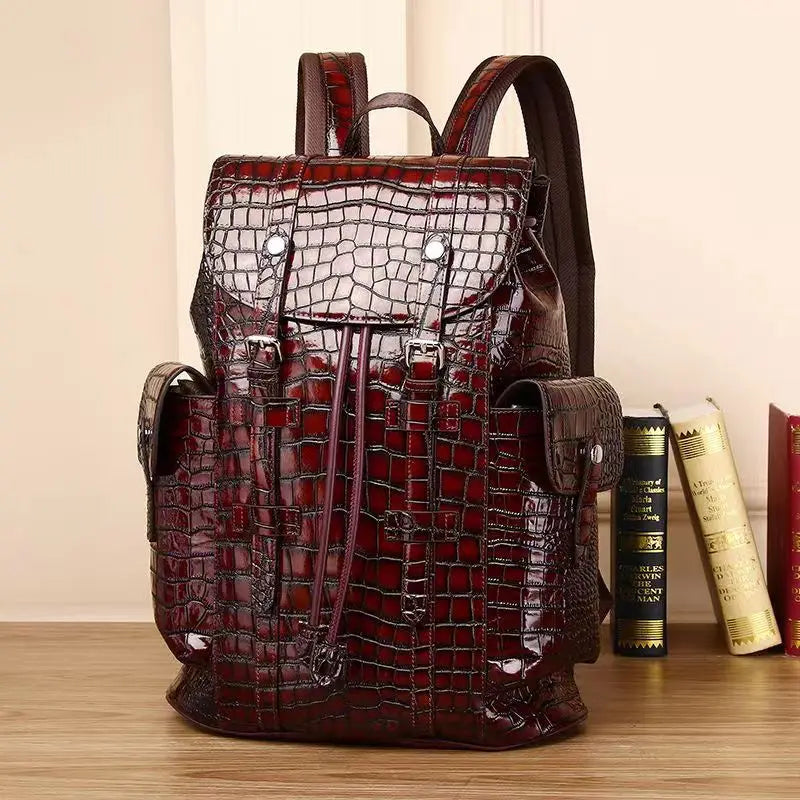 2025 New Arrival Natural Real Leather Backpack