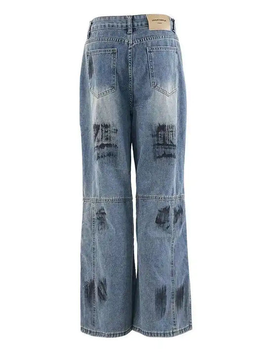 High Waist Vintage Wide-Leg Jeans for 2025