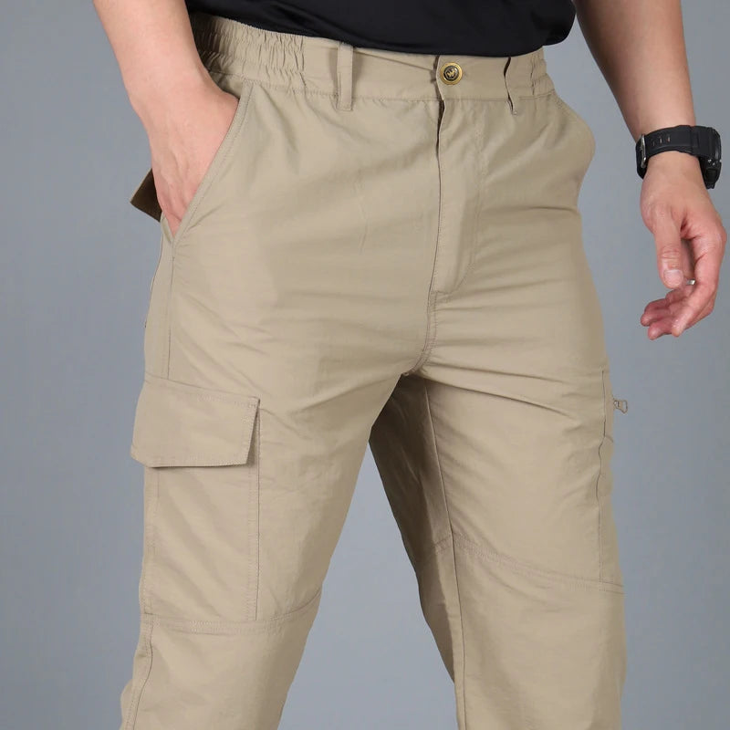 Summer Men's Quick Drying Pants Sports Waterproof 2025