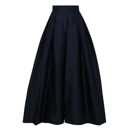 Female Stylish Solid Color Oversize Pants 2025 New Wide Leg Casual Trousers No Belt