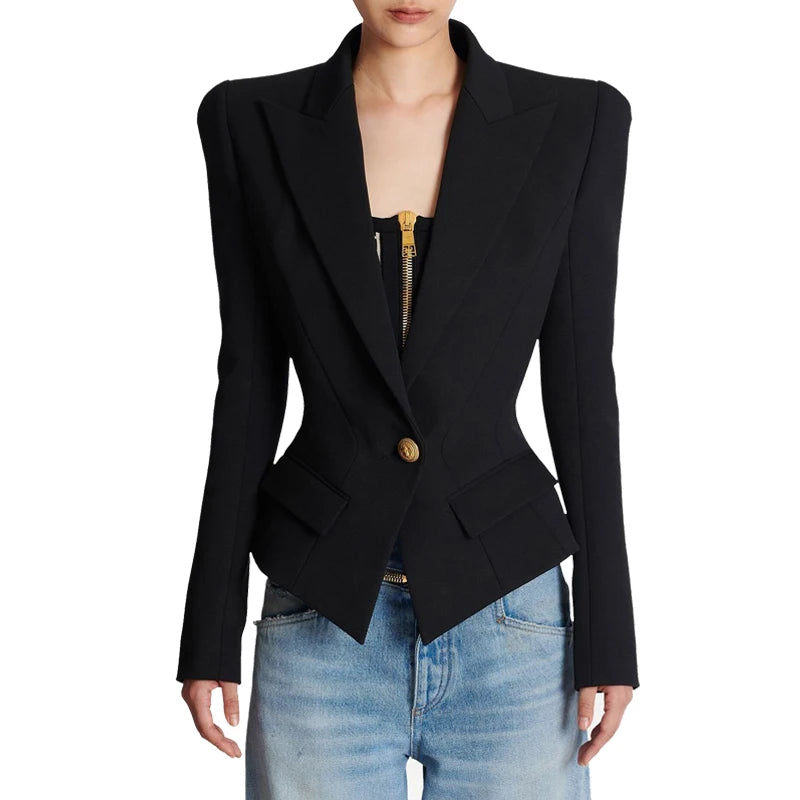 2025 New Autumn Slim Fit Women’s Blazer – a high-end