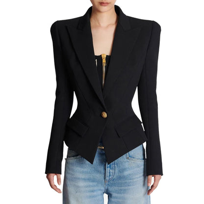 2025 New Autumn Slim Fit Women’s Blazer – a high-end