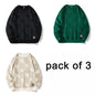 Printed Sweatshirt Men Plus Size Pullovers Oversized Sweater 7XL 8XL Man Tops Clothing