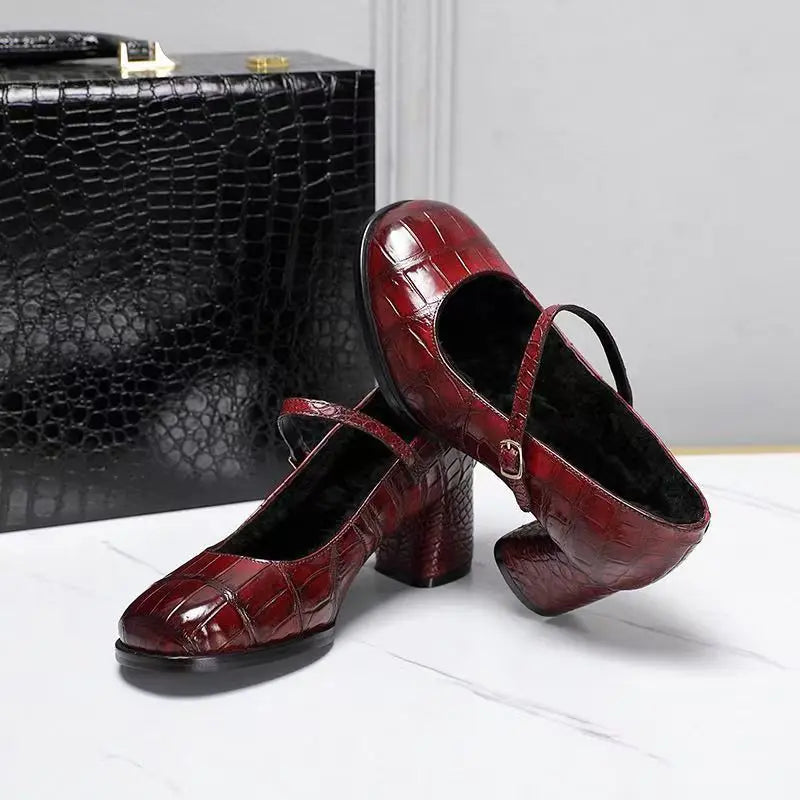 2025 New Arrival Fashion crocodile Belly skin causal shoes women,Genuine leather