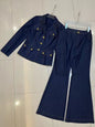 Fashion Casual Women's Suit Spring New Temperament Single-breasted Two-Piece Suit