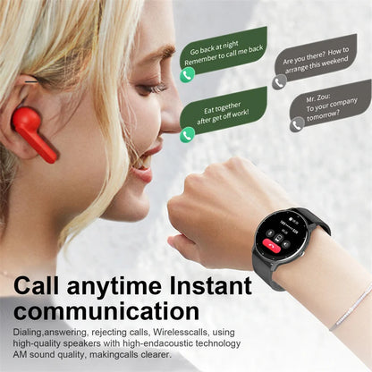 Smart Watch Women Men Full Touch Screen Bluetooth 5.2 Call Waterproof Watches Sports Fitness Tracker New