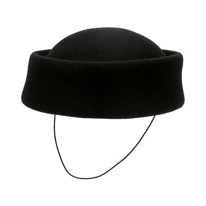 Vintage Flat-Top Wool Felt Fedora 100% Premium Wool Felt