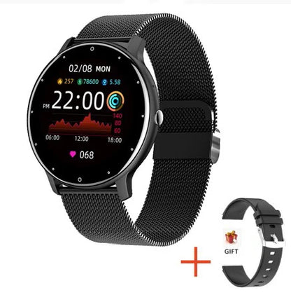 Smart Watch Women Men Full Touch Screen Bluetooth 5.2 Call Waterproof Watches Sports Fitness Tracker New