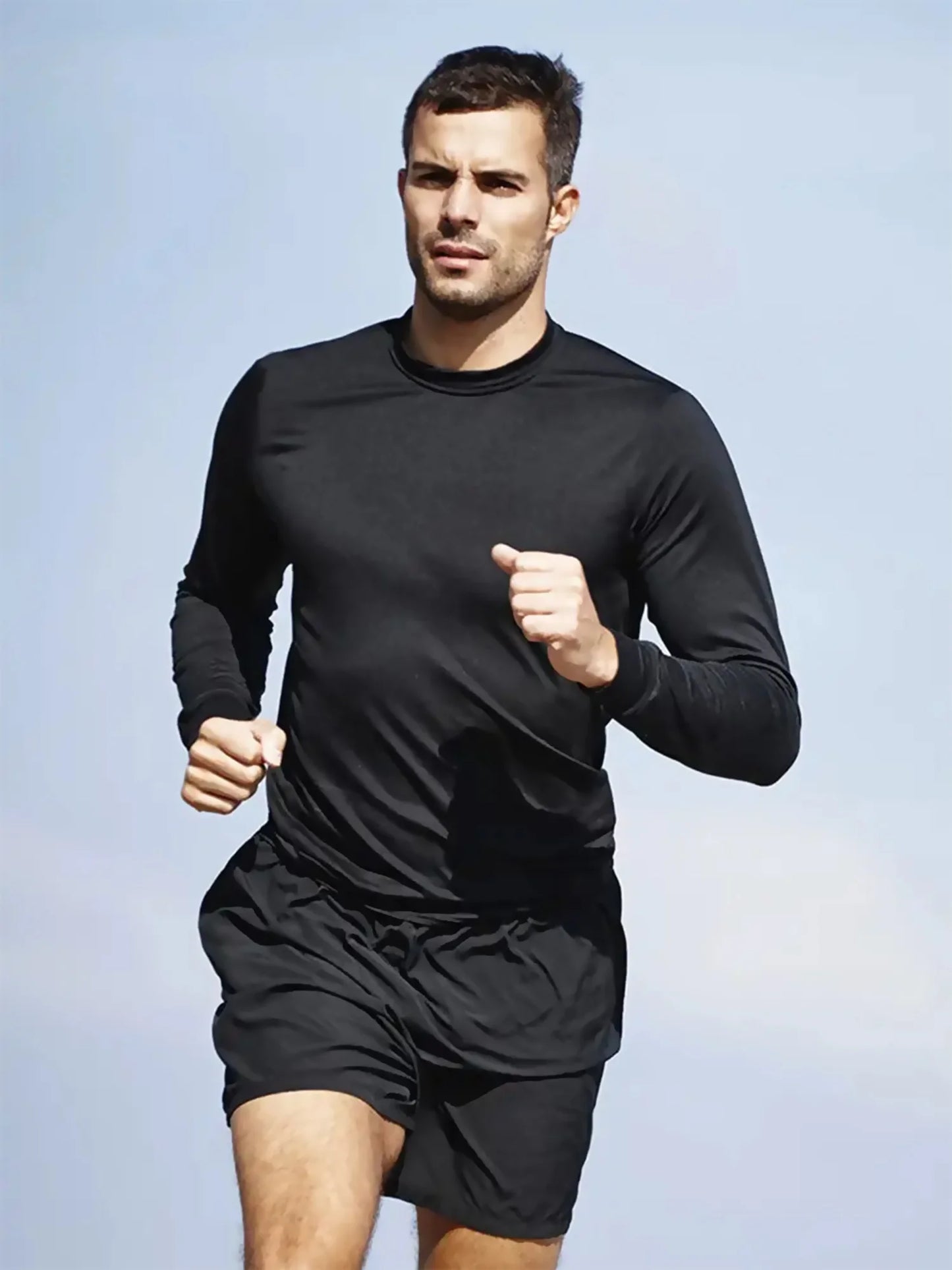 Sports Long-Sleeved 5-Color 5-Piece Men Sets New 2025