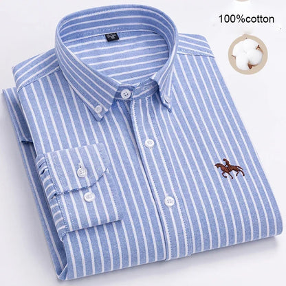 Business Casual Shirt for Men Large size Full 100% Cotton