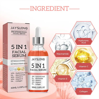 5-in-1 Serum for Firming Face Glowing Skin Care