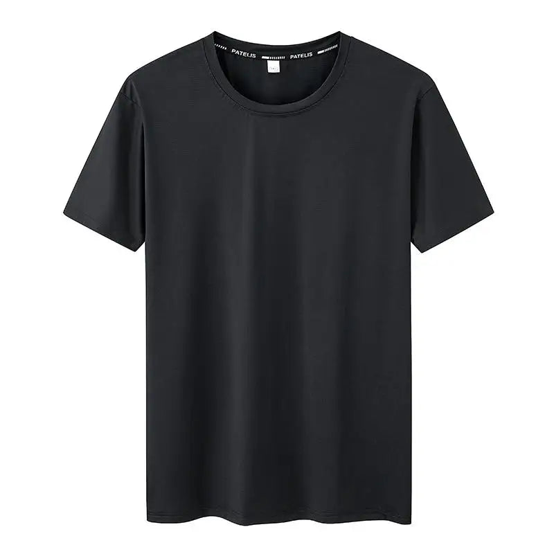 5XL 6XL 7XL T-shirt Men Plus Size Tees 110-175kg Quick Dry Breathable Fitness Running Round Neck Short Sleeve Oversized Tops