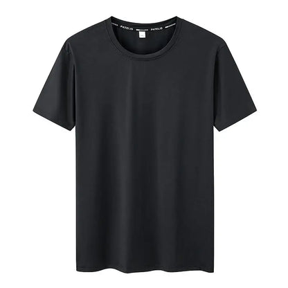 5XL 6XL 7XL T-shirt Men Plus Size Tees 110-175kg Quick Dry Breathable Fitness Running Round Neck Short Sleeve Oversized Tops