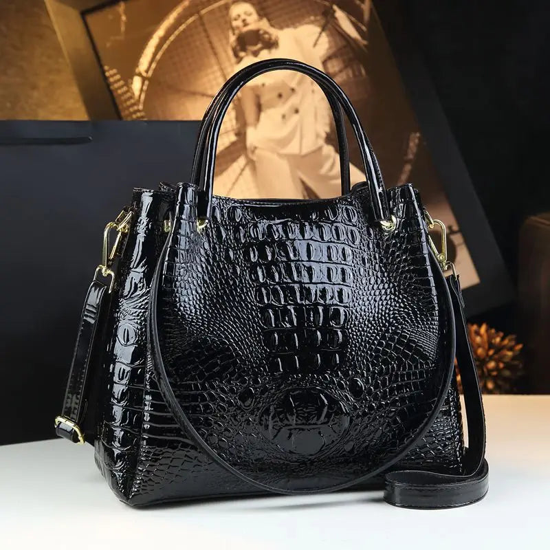 Genuine Crocodile Leather Women's Handbags – New 2025 Tote Bag